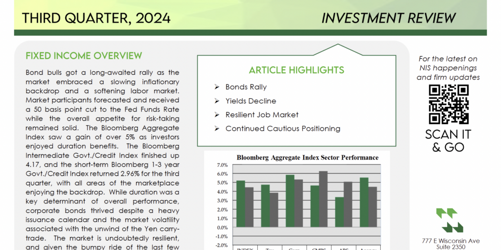 Investment Review 3rd Quarter 2024